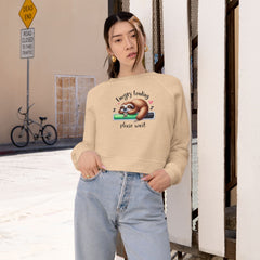 Women's Cropped Fleece Pullover