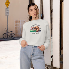 Women's Cropped Fleece Pullover